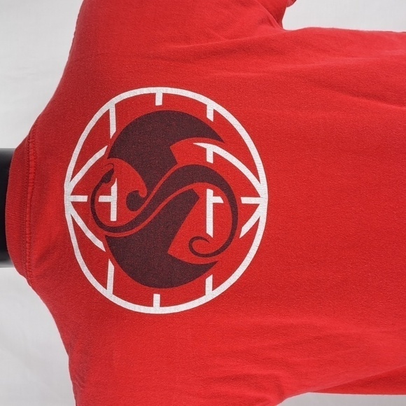 Tech9 Strange Music Records spellout logo double-sided Men's Med rap t-shirt - Picture 3 of 5